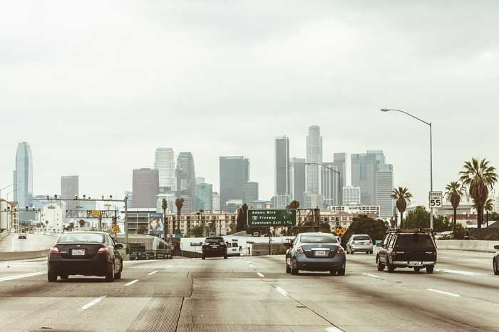 Strassenverkehr in L.A.