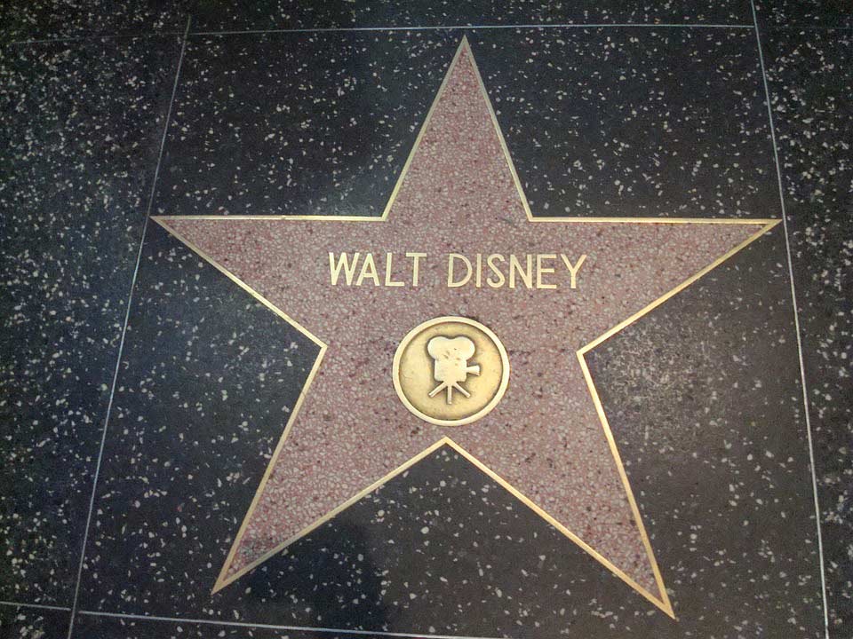 Walk of Fame Los Angeles für Disney Walk of Fame Los Angeles für Disney