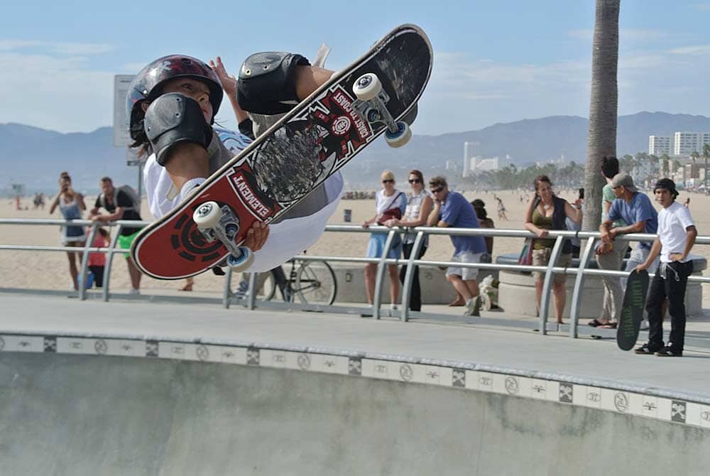 Skater in Venice Beach Skater in Venice Beach