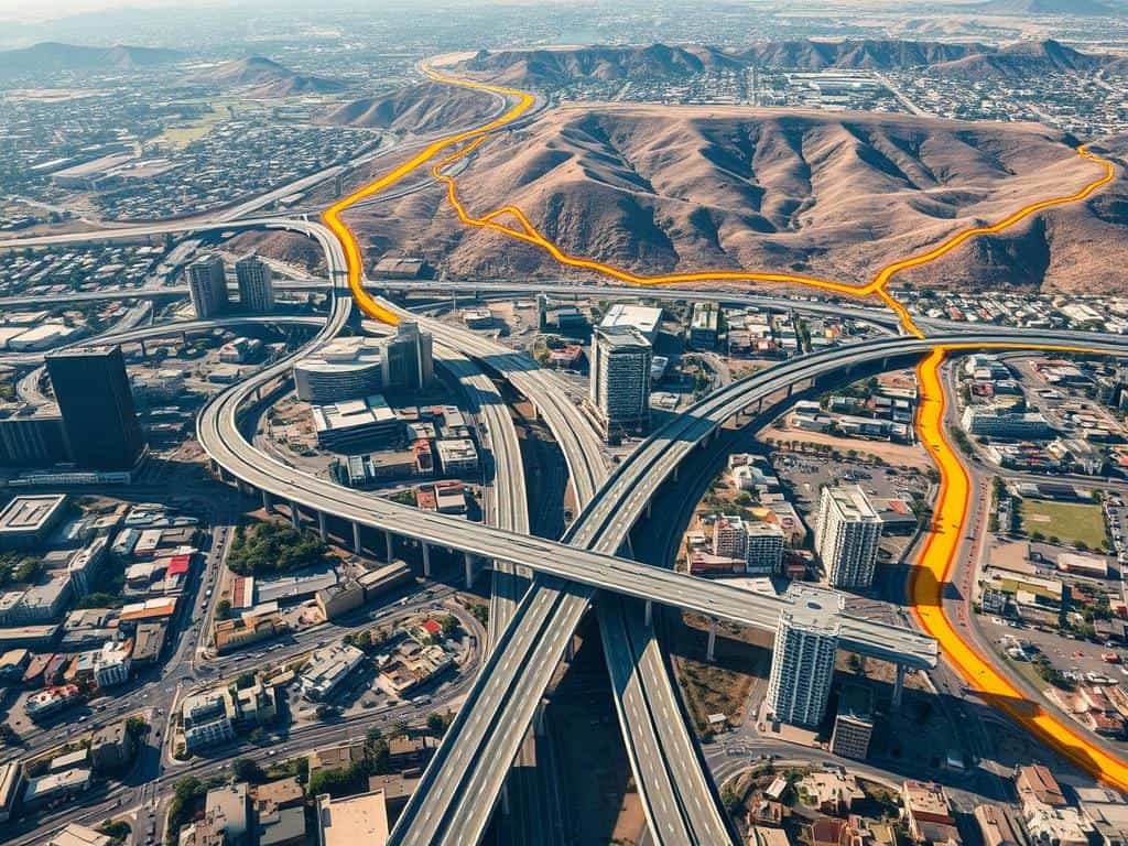 Gefährdete Infrastruktur und Plattentektoni im Großraum Los Angeles (Symbolbild) Gefährdete Infrastruktur und Plattentektoni im Großraum Los Angeles (Symbolbild)