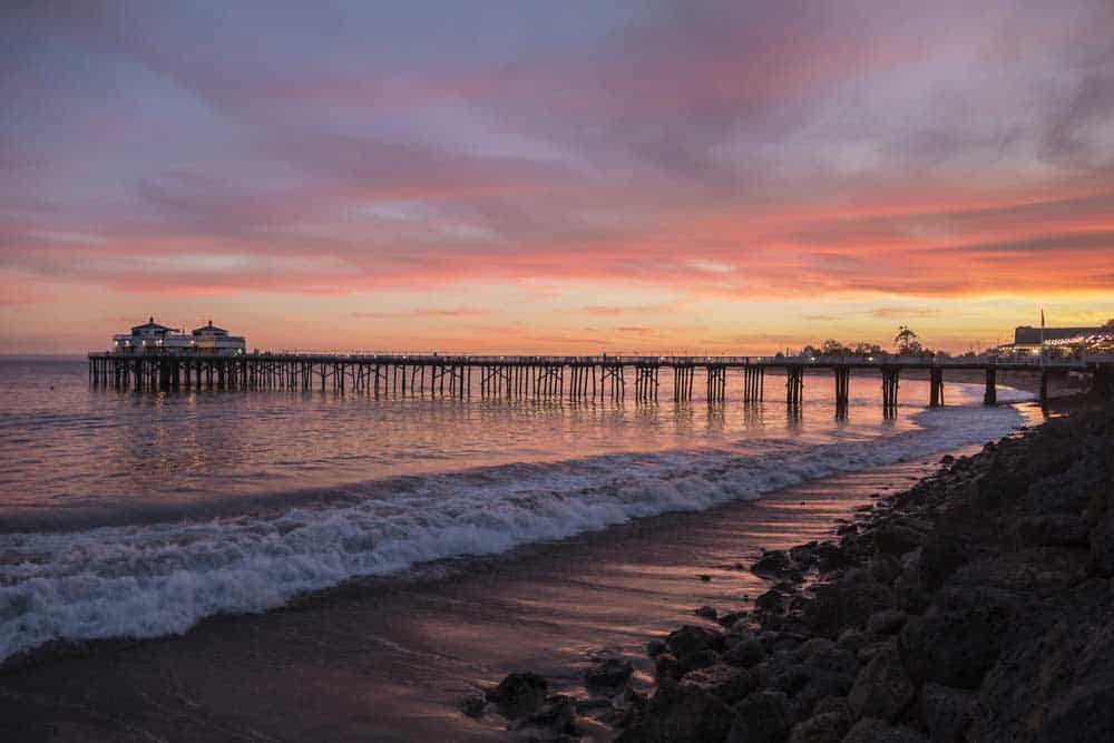 Malibu Pier beim Sonnenuntergang (depositphotos.com) Malibu Pier beim Sonnenuntergang (depositphotos.com)